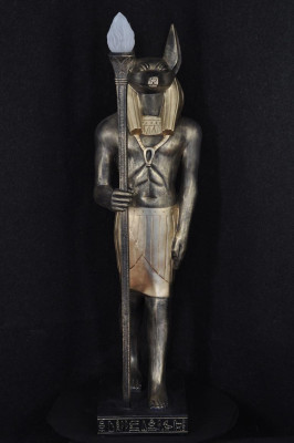 Disegno della figura egiziana Statua Scultura Figure Sculture Decorazione Nuovo P2875x1335