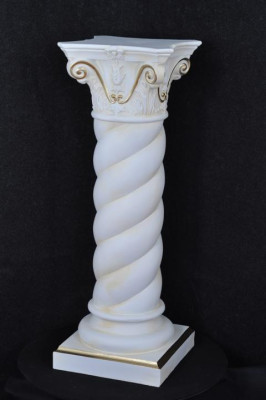 Colonna Marmo Stile Decorazione Colonne Statua Scultura Supporto Sculture Decorazione 1015