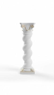 Colonna Medusa stile Meandro, colonna decorativa, statua colonne stand Barocco 100cm Nuovo 1017