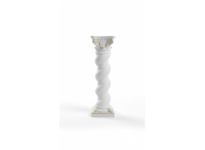 Colonna Medusa stile Meandro, colonna decorativa, statua colonne stand Barocco 100cm Nuovo 1017
