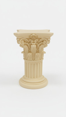 Colonna medusa Colonne romane Marmo Scultura Figura Decorazione Supporto 1021