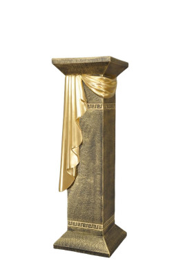Colonna di medusa Colonne romane Statua di marmo in piedi in piedi Decoro Decorazione 1087