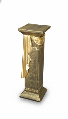 Colonna di medusa Colonne romane Statua di marmo in piedi in piedi Decoro Decorazione 1087