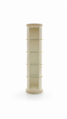 Vetrina Bar Angolo Scaffale Vetro Anfora Base a pavimento Colonna Armadio Vetrine Scaffali 1860