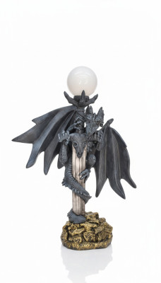 Lampada a stelo gotica XXL Design Lampada da terra Illuminazione Draghi Luminaria 143 cm