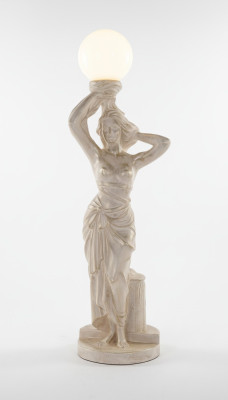 Stile antico lampada da terra, lampada da pavimento, lampada, lampada, figura, scultura, design illuminazione.