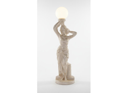 Stile antico lampada da terra, lampada da pavimento, lampada, lampada, figura, scultura, design illuminazione.
