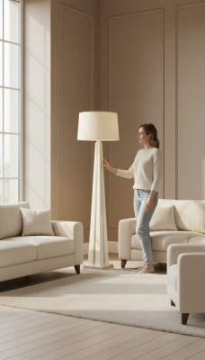 xxl lampada da terra Medusa statua design 187 cm