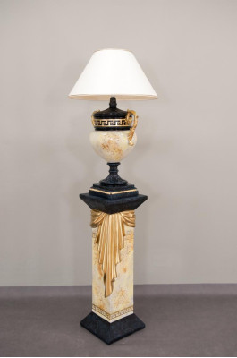Medusa Lampada Lampada da tavolo Luce Illuminazione classica Lampade da tavolo XXL 84cm Nuovo