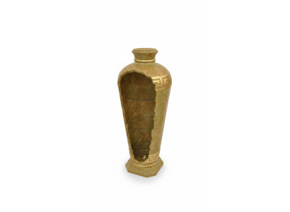 XXL Medusa Stile Antico Vetrina Bar Vaso da Pavimento Armadio Colonna Vetrina 127cm Nuovo