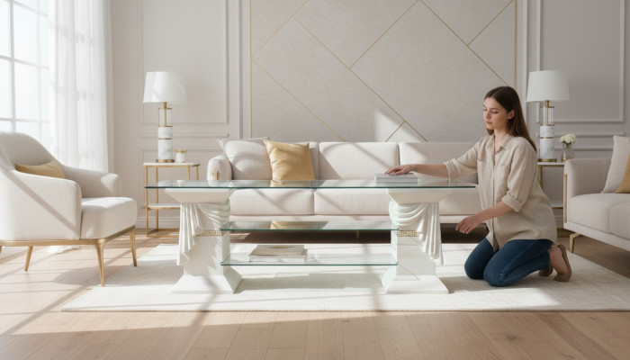 Classico mobile TV sideboard. Tavoli TV board Medusa scaffale vetrina