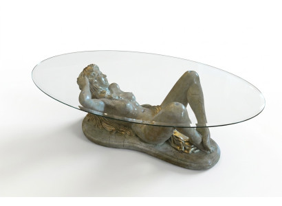 Tavolino erotico in vetro scultura figura tavolo da salotto divano ordinare tavoli statua