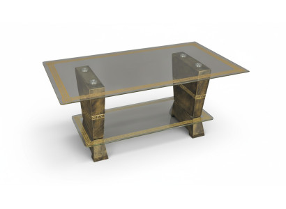 Design Medusa Tavolino in vetro Tavolo Tavolini Tavolini da salotto Classico XXL Nuovo