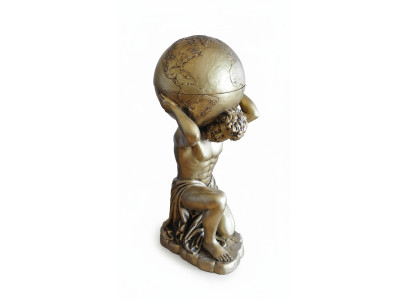Stile antico Classico globo Atlante Minibar Bar Portabottiglie di vino Statua Scultura Decorazione  Stile antico Classico globo Atlante Minibar Bar Portabottiglie di vino Statua Scultura Decorazione