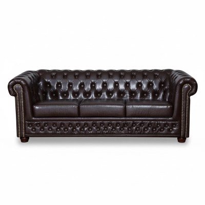 Chesterfield Set di divani divano 3+1+1 divano poltrona set divani divani Yorki nuovo