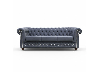 Divano Chesterfield in pelle divano divano alla moda 3 + 1 con funzione letto divano letto.