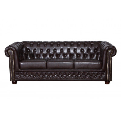 Chesterfield set di divani divano 3+1, divano, set di divani imbottiti in pelle.