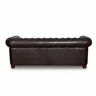 Chesterfield set divano 3+2+1 Yorki in tessuto, divano composto da sofà e poltrone, nuovo