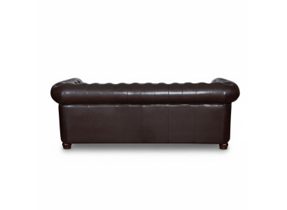 Chesterfield set divano 3+2+1 Yorki in tessuto, divano composto da sofà e poltrone, nuovo