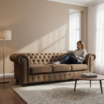Chesterfield Cambridge divano a 3 posti con funzione letto divani imbottiti divani nuovi
