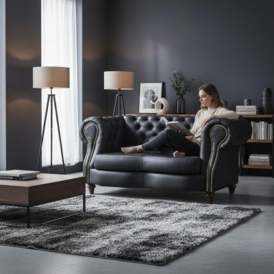 Chesterfield Lincoln divano a due posti divano imbottito divani divano design in pelle Club Sofa