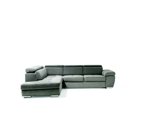 Sofà angolare arredamento salotto divano divano imbottito angolare divani set tessile designer