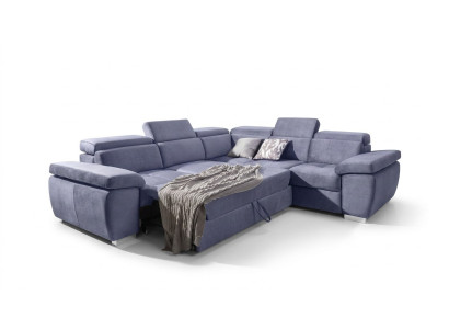 XXL Poltrona salotto angolare divano angolo seduta imbottito set divano letto divani sofà