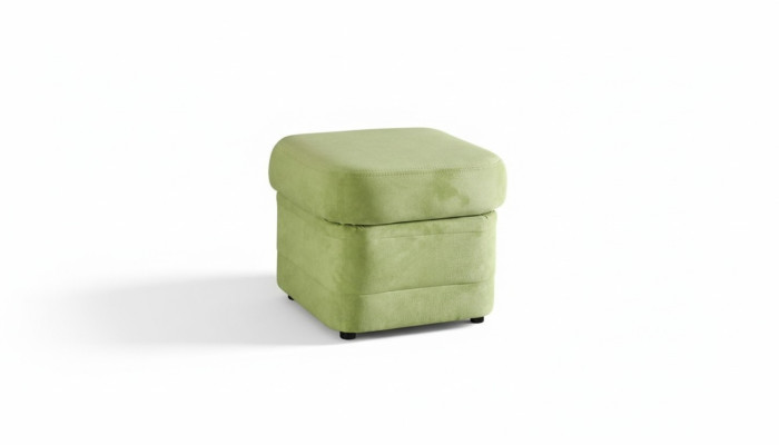 Pouf Club XXL in pelle ottomana designer tessuto poggiapiedi Club Lounge