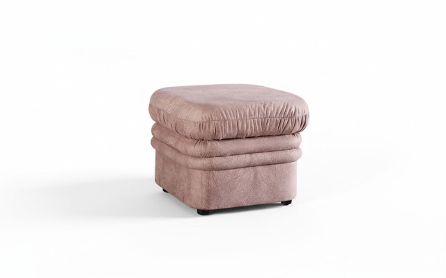 Sgabello lounge XXL Club, poggiapiedi, otomana, pouf, tessuto design