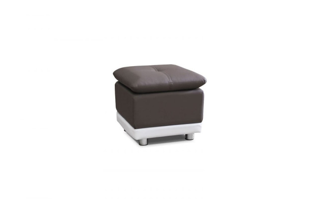 Pouf poggiapiedi XXL in pelle tessuto ottoman designer pufa ottomana