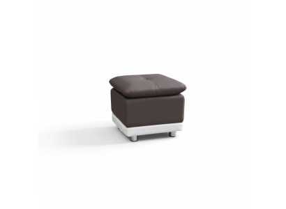 Pouf poggiapiedi XXL in pelle tessuto ottoman designer pufa ottomana