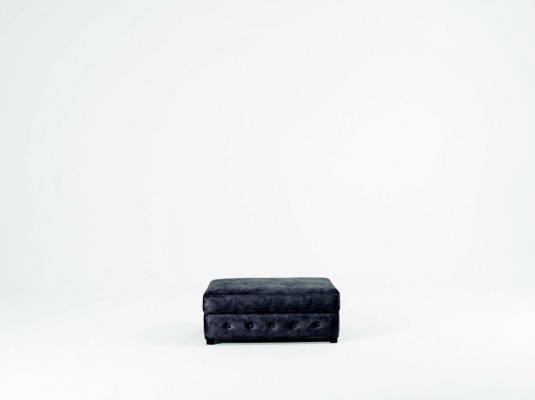 XXL Club Pouf Poggiapiedi Club Lounge Sgabello in Pelle Pouf Design Tessile