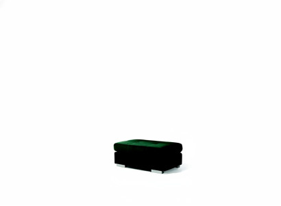 XXL Club Poggiapiedi in Pelle Lounge Pouf Ottomano Pufa Tessile Ottoman