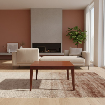 Tavolino classico moderno da designer in legno per hotel.