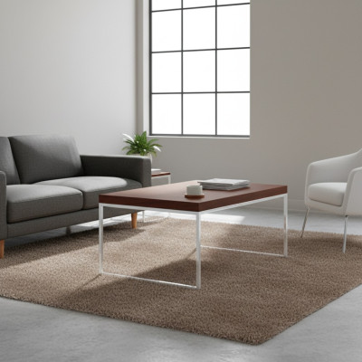 Moderno tavolino da salotto design classico in legno per hotel.