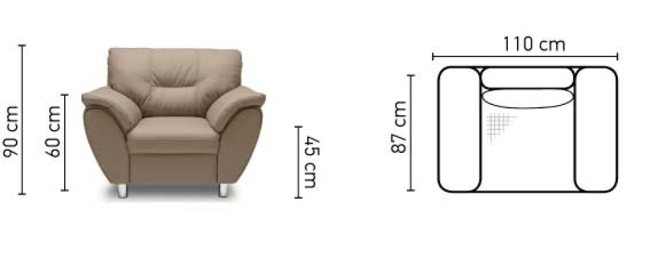 Design Relax Club Poltrona Lounge Divano Poltrona Poltrona Poltrona Divano Tessuto 1 Posto