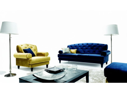 Chesterfield divano a 3 posti design divano divani imbottiti in tessuto Lamezia