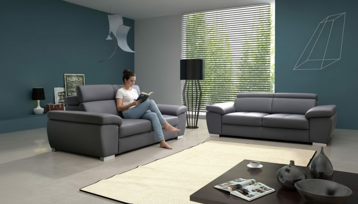 Moderno set di divani imbottiti, divano, divano designer, divani 3+2 posti.