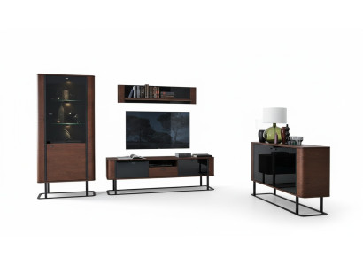Set soggiorno di alta qualità, cassettiera, armadio, comodini, credenza.