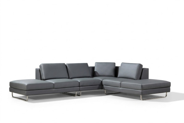 Divano in pelle, design imbottito, divano ad angolo, zona soggiorno, divani ad angolo, divani.