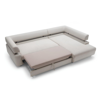 Divano letto con funzione letto angolare in tessuto multifunzione divano.