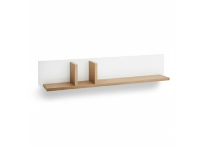 Mobile stile alberghiero soggiorno parete mensola libri mensole armadio scaffali Aspen ASP1