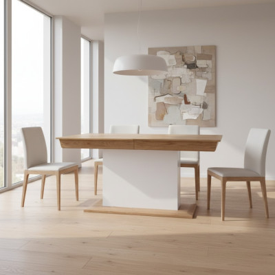 Tavolo da pranzo di design di alta qualità Tavoli da pranzo in legno Tavolo dell'hotel Nuovo Aspen AS-S1