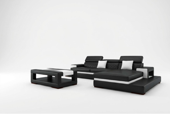 XXL divano in pelle ad angolo design grande divano imbottito set seduta angolare
