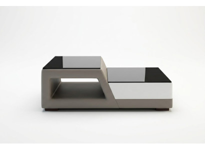 Tavolo in vetro moderno di design, tavolini da salotto con divano, tavolino da salotto, tavolo.