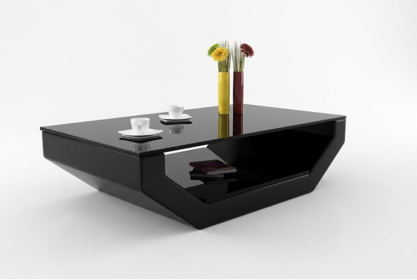 Design Space Tavolo in vetro e pelle di lusso per soggiorno Tavolino divano Tavolini auxiliari