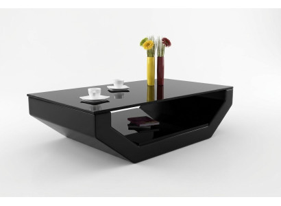 Design Space Tavolo in vetro e pelle di lusso per soggiorno Tavolino divano Tavolini auxiliari