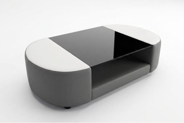 Tavolino da salotto design in vetro tavolo divano tavolino imbottito tavoli