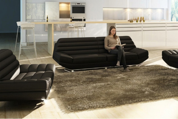 Mobili da designer Sofa Coch 3 posti Divani imbottiti Divani da soggiorno