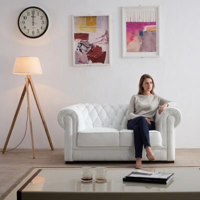 Mobili di design Divano Coch 3 posti Sofà Imbottiti Decorazioni Salotto Divani